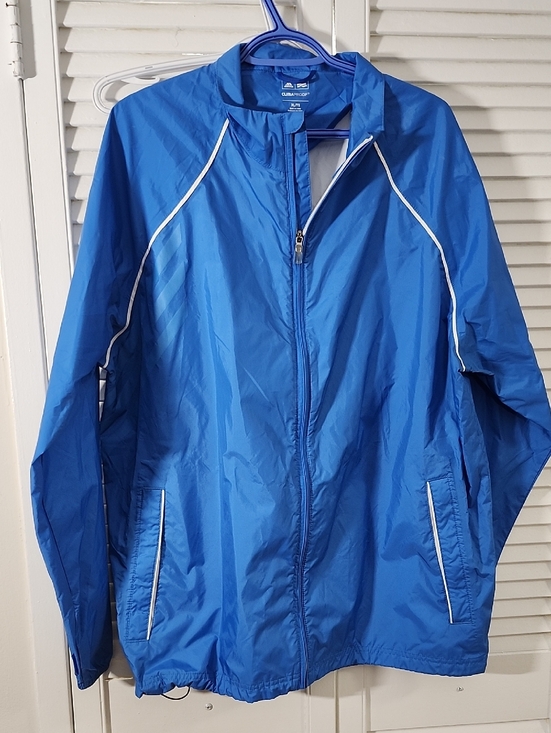 adidas Jackets & Blazers - Adidas Royal Blue Track Jacket with White Piping